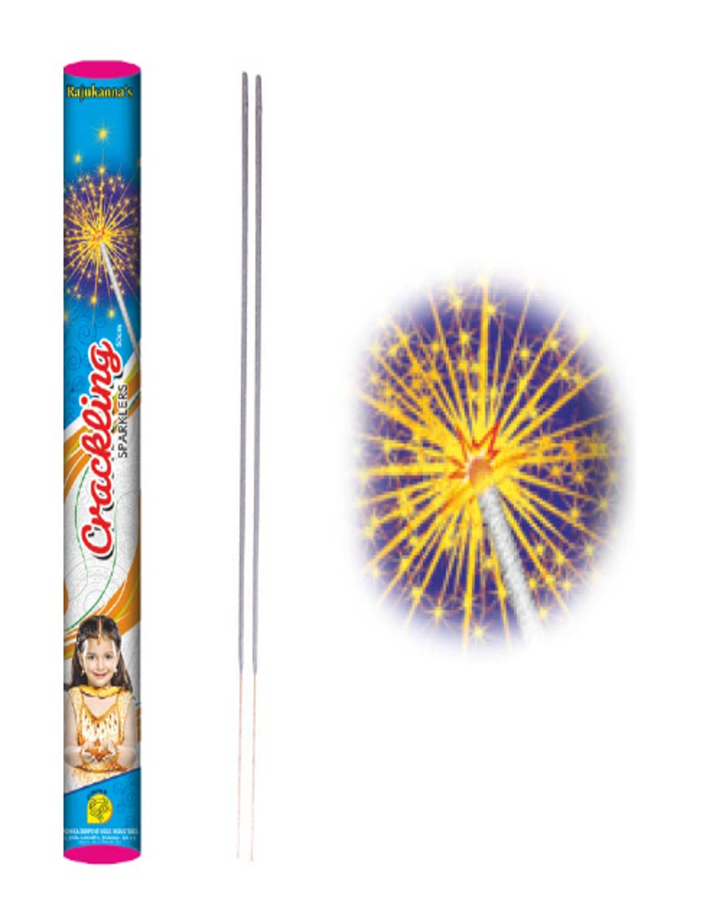 50 CM Color Sparklers | 1 Tube | 5 Pcs